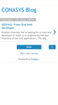 Mobile Screenshot of conasys-hip.blogspot.com