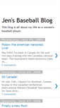 Mobile Screenshot of jensbaseballblog.blogspot.com