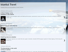 Tablet Screenshot of istanbultravel2010.blogspot.com