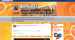 Desktop Screenshot of kongresmahasiswa2011.blogspot.com