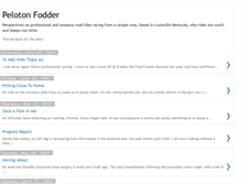 Tablet Screenshot of pelotonfodder.blogspot.com