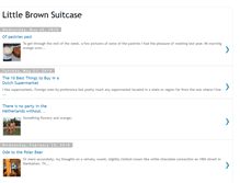 Tablet Screenshot of littlebrownsuitcase.blogspot.com