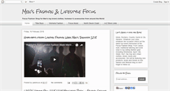 Desktop Screenshot of mensfashionfocus.blogspot.com