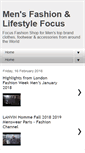 Mobile Screenshot of mensfashionfocus.blogspot.com