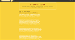 Desktop Screenshot of insonorizacion.blogspot.com