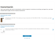 Tablet Screenshot of insonorizacion.blogspot.com
