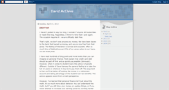 Desktop Screenshot of davidmccleve.blogspot.com