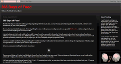 Desktop Screenshot of 365daysfood.blogspot.com
