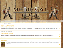 Tablet Screenshot of medievaledge.blogspot.com