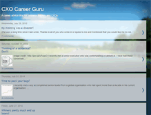 Tablet Screenshot of cxocareerguru.blogspot.com