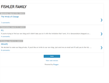 Tablet Screenshot of fishlerfamily.blogspot.com