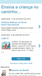 Mobile Screenshot of ensinaacriananocaminho.blogspot.com