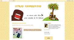 Desktop Screenshot of escurridizasletras.blogspot.com