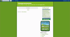 Desktop Screenshot of cheapgreenmamma.blogspot.com