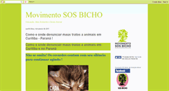 Desktop Screenshot of movimentososbicho.blogspot.com