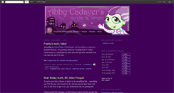Desktop Screenshot of abbycadaverfiles.blogspot.com
