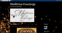 Desktop Screenshot of meditrinaconcierge.blogspot.com