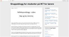 Desktop Screenshot of gruppebloggiktforlaerere.blogspot.com