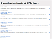 Tablet Screenshot of gruppebloggiktforlaerere.blogspot.com