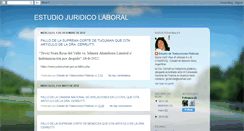 Desktop Screenshot of estudiojuridicolaboral.blogspot.com