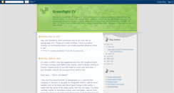 Desktop Screenshot of greenflightev.blogspot.com