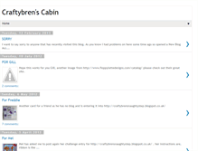 Tablet Screenshot of craftybrenscabin.blogspot.com