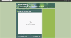 Desktop Screenshot of elvisman.blogspot.com