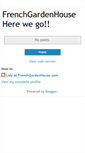 Mobile Screenshot of frenchgardenhouse.blogspot.com