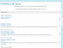 Tablet Screenshot of maestrodejarcia.blogspot.com