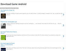 Tablet Screenshot of downloadgameandroid.blogspot.com