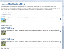 Tablet Screenshot of naplesrealestateblog.blogspot.com