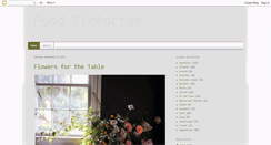 Desktop Screenshot of foodvictorian.blogspot.com
