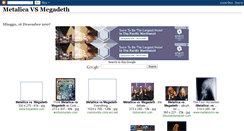 Desktop Screenshot of metalica-megadeth.blogspot.com