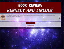 Tablet Screenshot of kennedy-and-lincoln.blogspot.com