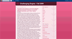 Desktop Screenshot of challengingdogma-fall2009.blogspot.com