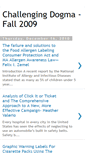 Mobile Screenshot of challengingdogma-fall2009.blogspot.com