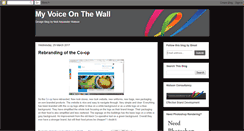 Desktop Screenshot of myvoiceonthewall.blogspot.com