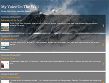 Tablet Screenshot of myvoiceonthewall.blogspot.com