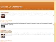 Tablet Screenshot of diariodeunchefnovato.blogspot.com