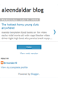 Mobile Screenshot of aleendaldar.blogspot.com