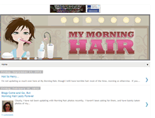 Tablet Screenshot of mymorninghair.blogspot.com