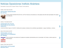 Tablet Screenshot of oposicionesalcantara.blogspot.com