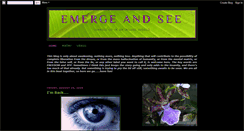 Desktop Screenshot of emergeandsee.blogspot.com