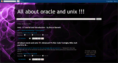 Desktop Screenshot of oracle1unix1.blogspot.com