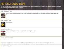 Tablet Screenshot of cedarsign.blogspot.com