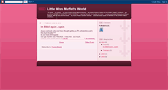 Desktop Screenshot of littlemiss-muffet.blogspot.com