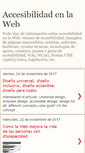 Mobile Screenshot of accesibilidadenlaweb.blogspot.com