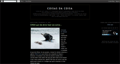 Desktop Screenshot of coisasdacoisa.blogspot.com