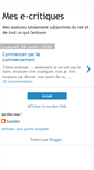 Mobile Screenshot of lespritcritique.blogspot.com