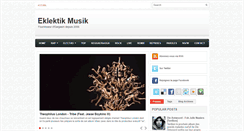 Desktop Screenshot of eklektikmusik.blogspot.com